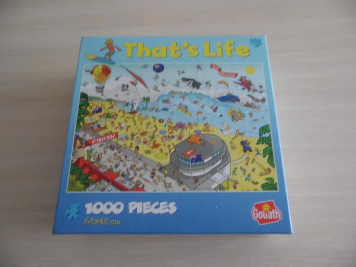 THAT'S LIFE PUZZEL VAN 1000 STUKJES THE SEA GOLIATH NINE, Hobby en Vrije tijd, Denksport en Puzzels, Nieuw, Legpuzzel, 500 t/m 1500 stukjes