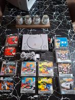 Sony PlayStation 1-console + games + controller + geheugenka, Games en Spelcomputers, Ophalen of Verzenden, Zo goed als nieuw