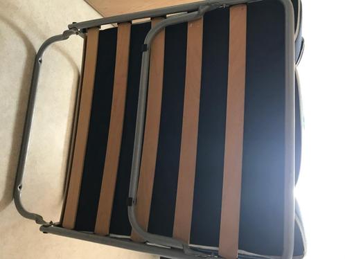 plooibed/ opklapbed/ vouwbed met proper matras, Huis en Inrichting, Slaapkamer | Bedden, Gebruikt, Eenpersoons, 80 cm, 200 cm