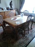 Salle à manger en Chêne, Ophalen, Gebruikt, Régence Liégeoise, 4 tot 6 stoelen