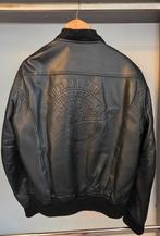 Zwarte leren jas voor heren, maat M, Kleding | Heren, Ophalen, Gedragen, Zwart