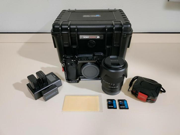 Sony A6400 camera KIT, Audio, Tv en Foto, Videocamera's Digitaal, Zo goed als nieuw, Camera, Sony, Full HD, Ophalen