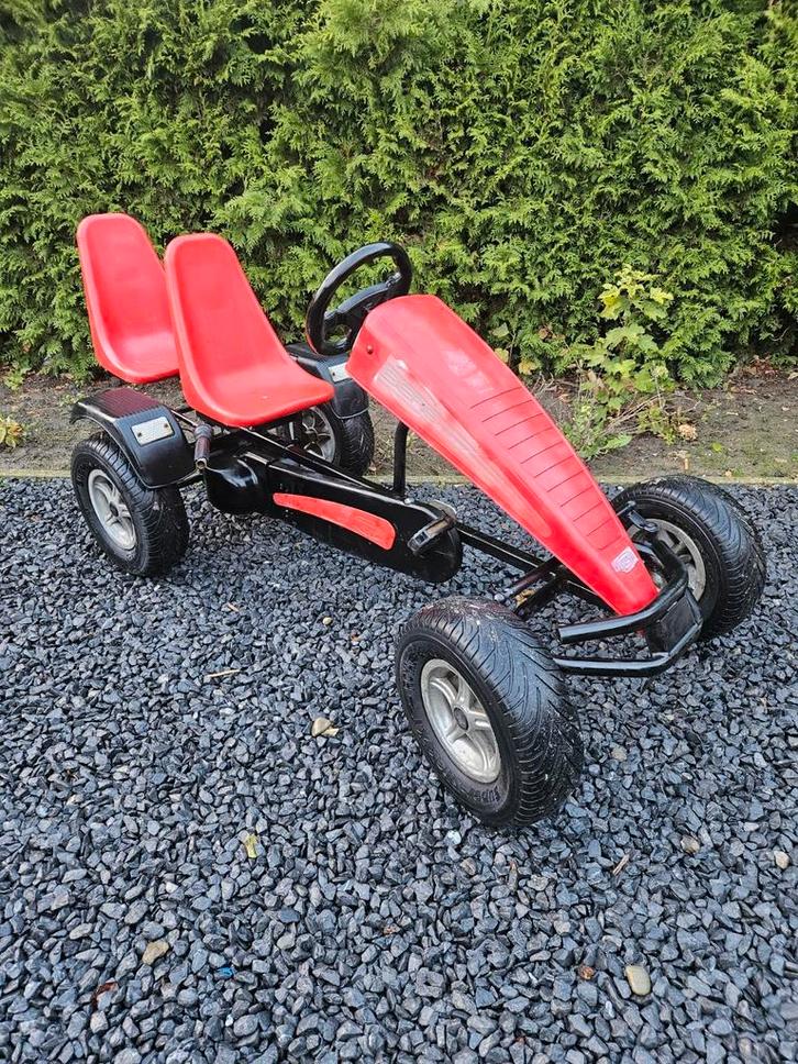 Berg go-cart met Duo zitje, Kinderen en Baby's, Speelgoed | Buiten | Skelters, Zo goed als nieuw, Berg, Duozit, Vrijloopautomaat