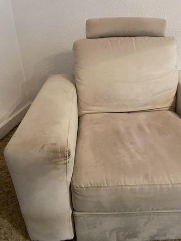 GRATIS af te halen relax stoel fauteuil kleur wit GRATIS  