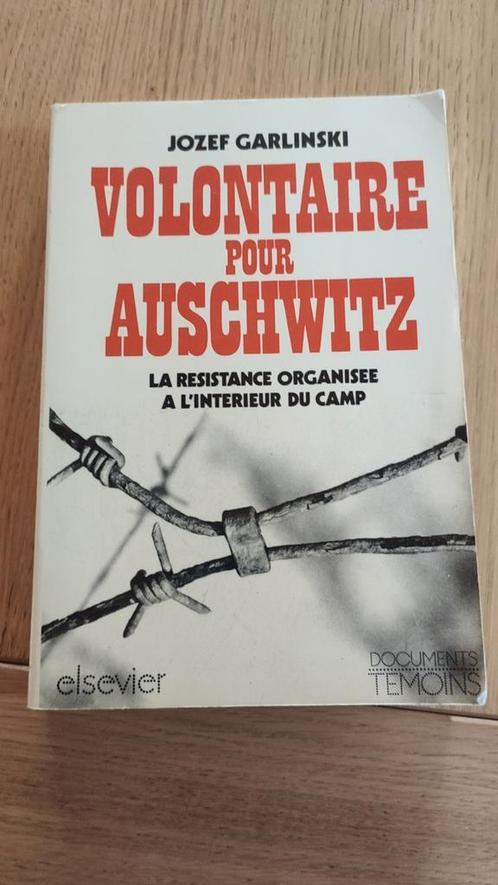 Volontaire pour Auschwitz. Lire sur photo !, Livres, Guerre & Militaire, Utilisé, Enlèvement ou Envoi