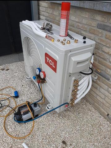 Airco's plaatsen, aansluiten, opstarten  beschikbaar voor biedingen