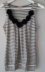 Review : nieuw zwart gestreept topje fluwelen boord , mt S, Vêtements | Femmes, Tops, Review, Enlèvement ou Envoi, Taille 36 (S)