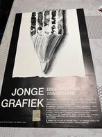 Vintage Poster Jonge Grafiek / EBES-Prijs 1986 10de uitgave, Deurposter of groter, Ophalen of Verzenden, Reclame, Rechthoekig Staand