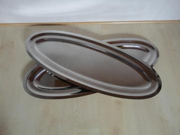 2 Plats inox beschikbaar voor biedingen
