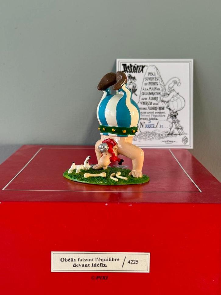 Obelix balance - pixi - asterix en obelix, Verzamelen, Beelden en Beeldjes, Zo goed als nieuw, Ophalen of Verzenden
