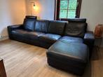 Canapé d’angle en cuir avec relax électrique Italsofa, Gebruikt, Leer, Ophalen