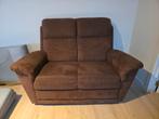 GRATIS: Bruine 2-zit zetel in perfecte staat!Afhalen Koersel, 75 à 100 cm, Moins de 150 cm, Banc droit, Enlèvement