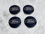 Ford Blauwe Naafdoppen /Naafkappen 54mm Set van 4 stuks, Verzenden, Nieuw