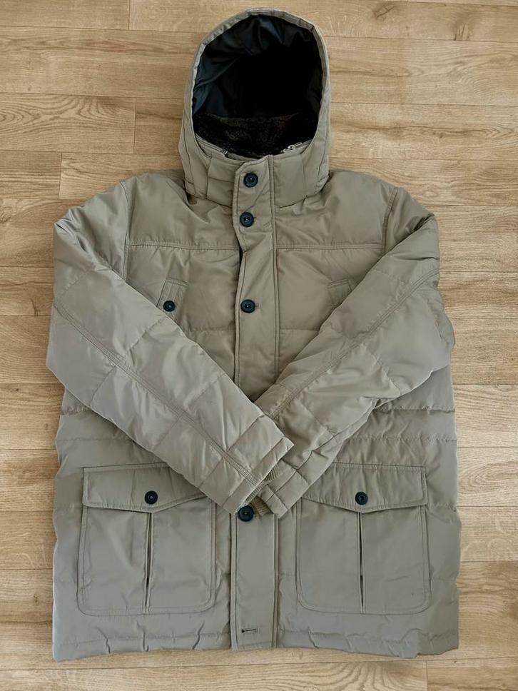 Gewatteerde heren parka mt 56, Kleding | Heren, Jassen | Winter, Zo goed als nieuw, Maat 56/58 (XL), Ophalen of Verzenden