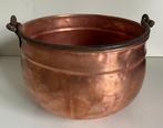 Grote antieke koperen pot om op te hangen, Antiek en Kunst, Antiek | Brons en Koper, Ophalen of Verzenden, Koper