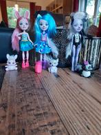 3 Figurines poupées Mattel, Gebruikt, Ophalen