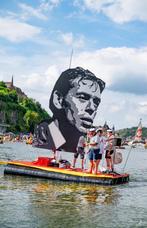 Groot handgemaakt schilderij van Jacques Brel, Antiek en Kunst, Kunst | Schilderijen | Klassiek, Ophalen