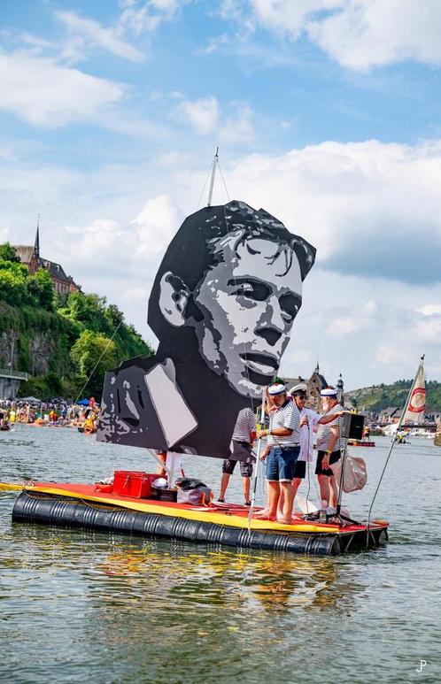 Groot handgemaakt schilderij van Jacques Brel, Antiek en Kunst, Kunst | Schilderijen | Klassiek, Ophalen