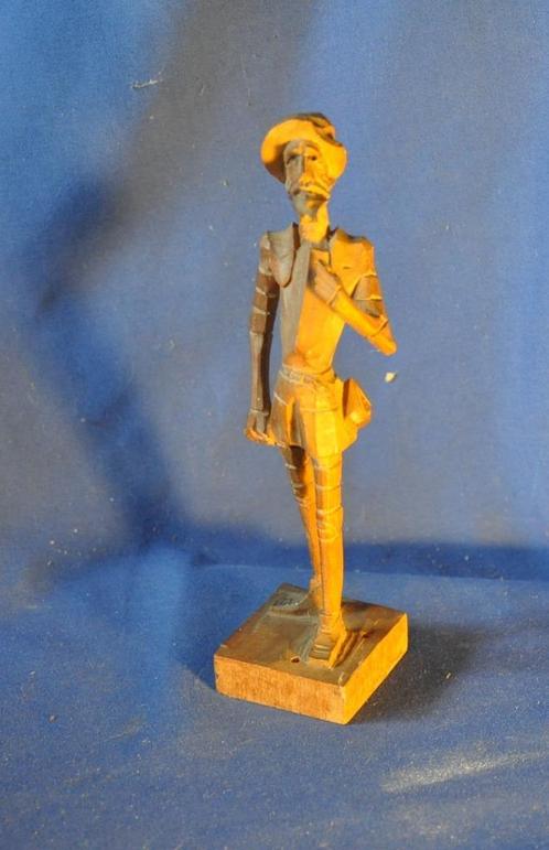 don quichote en bois sculpté artisana ouro, Antiek en Kunst, Kunst | Beelden en Houtsnijwerken, Ophalen of Verzenden