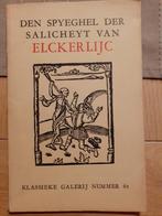 Den speyghel der salicheyt van Elckerlijc, Gelezen, Ophalen of Verzenden, Dr. A. van Elslander