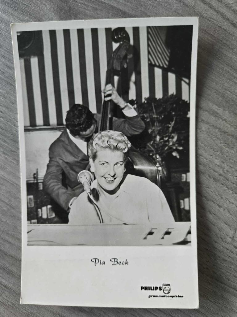 Pia Beck foto Philips, Verzenden, 1960 tot 1980, Zo goed als nieuw, Foto