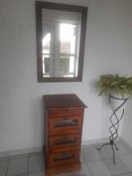 Halkast met spiegel, Ophalen