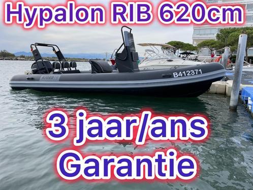 RIB 620cm full option alu Hypalon, Watersport en Boten, Speedboten, Zo goed als nieuw, 6 meter of meer, Benzine, 120 tot 200 pk