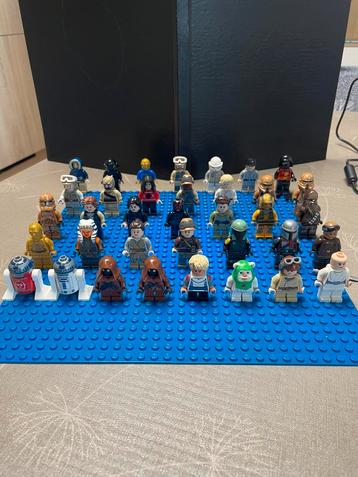 Lego Star Wars 36 minifigurines bulk/lot, Enlèvement ou Envoi, Utilisé, Briques en vrac, Lego
