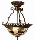 Tiffany plafondlamp, Ophalen, Gebruikt