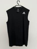 Adidas shirt, Fitness, Zwart, Ophalen of Verzenden, Zo goed als nieuw