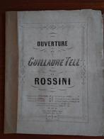 Ouverture de Guillaume Tell Musique de Rossini, Piano, Gebruikt, Ophalen of Verzenden