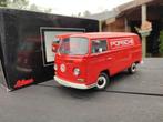 Vw transporter T1 van Porsche 1/18 schuco, Comme neuf, Autres marques, Voiture, Enlèvement ou Envoi