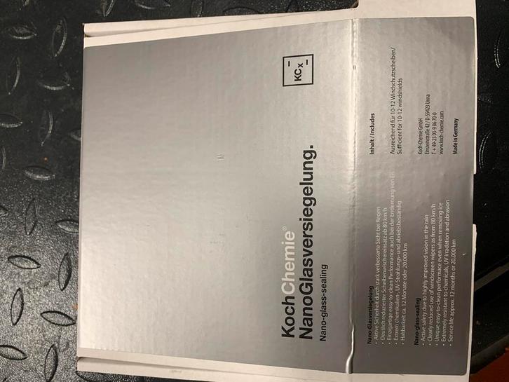 Koch chemie glascoating pakket, Autos : Divers, Produits d'entretien, Enlèvement ou Envoi