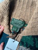 Vintage Ralph Lauren Country handgebreide wollen cardigan L, Kleding | Heren, Maat 52/54 (L), Beige, Ralph Lauren, Ophalen of Verzenden