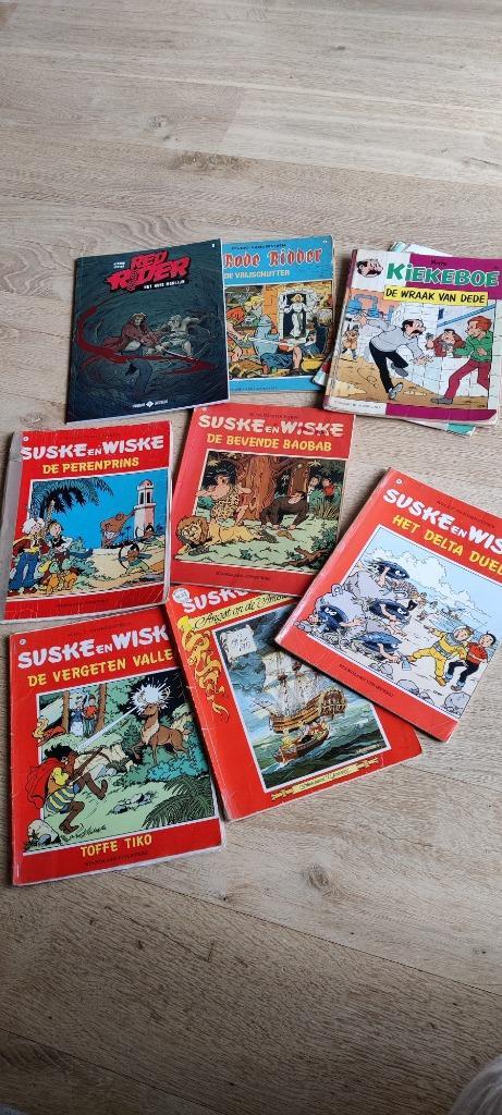 Volle doos strips (60 strips), Boeken, Stripverhalen, Gelezen, Meerdere stripboeken, Ophalen