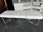 Draagbare behandeltafel met armsteunen en hoofdsteun., Sport en Fitness, Massageproducten, Ophalen, Gebruikt