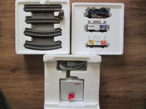 Märklin H0 Sonder Packung Blanco mit BR 81 in blau + 2 Werbe, Hobby en Vrije tijd, Modeltreinen | H0, Gebruikt, Treinset, Wisselstroom