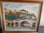 Peinture sur toile : Citadelle de Namur, Antiek en Kunst, Ophalen of Verzenden