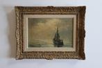 Ancien Peinture Tableau Marine bateau Mer Robert Frenay, Enlèvement ou Envoi