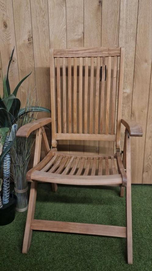 Buitenstoel Smaragd nieuw verstelbaar, Tuin en Terras, Tuinstoelen, Zo goed als nieuw, Verstelbaar, Ophalen