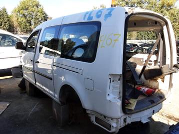 AILE ARRIÈRE GAUCHE Volkswagen Caddy Combi III (2KB,2KJ), Utilisé, Arrière, Volkswagen, Garde-boue