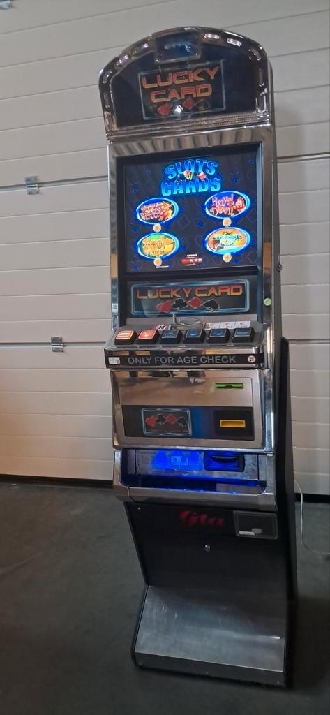 Mooie gokkast met 4 games, Verzamelen, Automaten | Gokkasten en Fruitautomaten, Zo goed als nieuw, Ophalen
