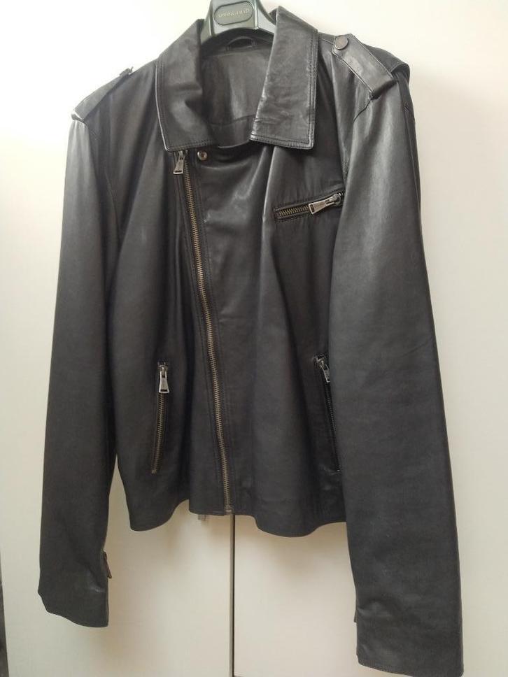 LEDER VEST-merk: Montesquieu - maat 56/58 of XL, Kleding | Heren, Truien en Vesten, Nieuw, Maat 56/58 (XL), Zwart, Ophalen of Verzenden