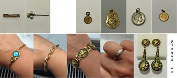 Vintage vergulde sieraden - prijs in de advertentie beschikbaar voor biedingen