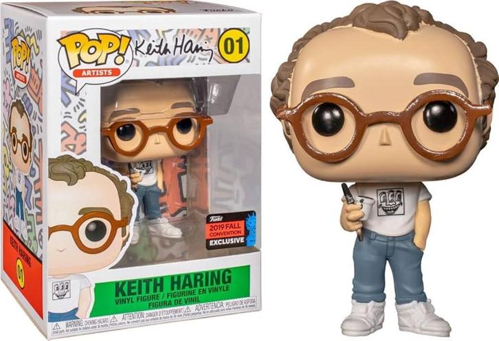 Keith Haring Funko Pop! NYCC 2019 Exclusive, Verzamelen, Poppetjes en Figuurtjes, Nieuw, Ophalen of Verzenden