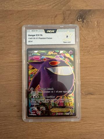 Cijferkaart PCA 9 Gengar Ex Fa Eng beschikbaar voor biedingen
