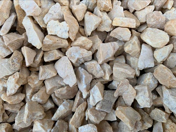 Yellow Sun split geel kiezel grind steentjes natuursteen, Tuin en Terras, Grind, Keien en Split, Nieuw, Split, Geel, Kalksteen