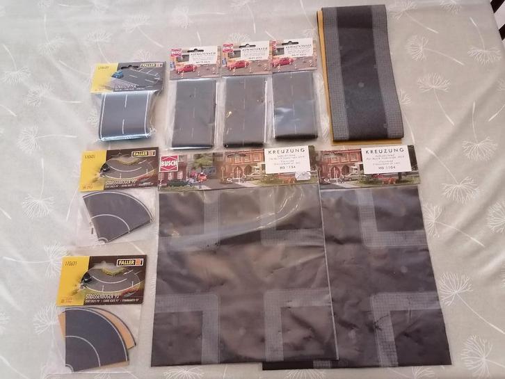 Faller & Busch H0 ensemble de routes adhésives pour décor, Hobby & Loisirs créatifs, Trains miniatures | HO, Neuf, Enlèvement ou Envoi