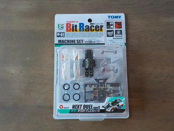 Tomy Tomica Bit Racer M-01 Machine Set Misato Next Duel, Verzamelen, Speelgoed, Nieuw, Ophalen of Verzenden