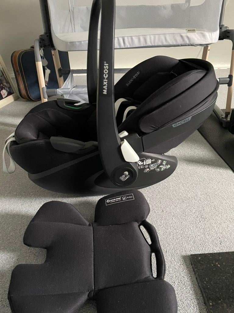 Maxi-Cosi Pebble 360 Pro Authentic Black, Ophalen, Zo goed als nieuw, Maxi-Cosi, Autogordel of Isofix